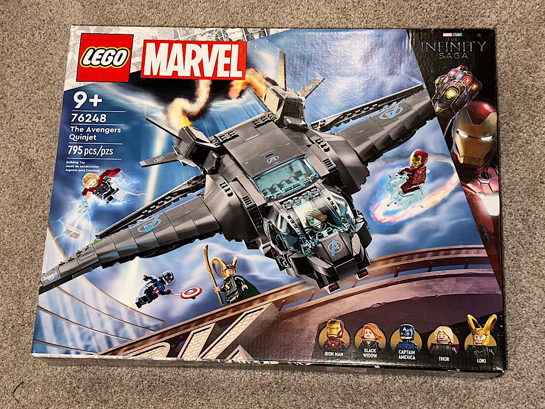 LEGO Marvel The Avengers Quinjet 76248 Building Toy Set (795